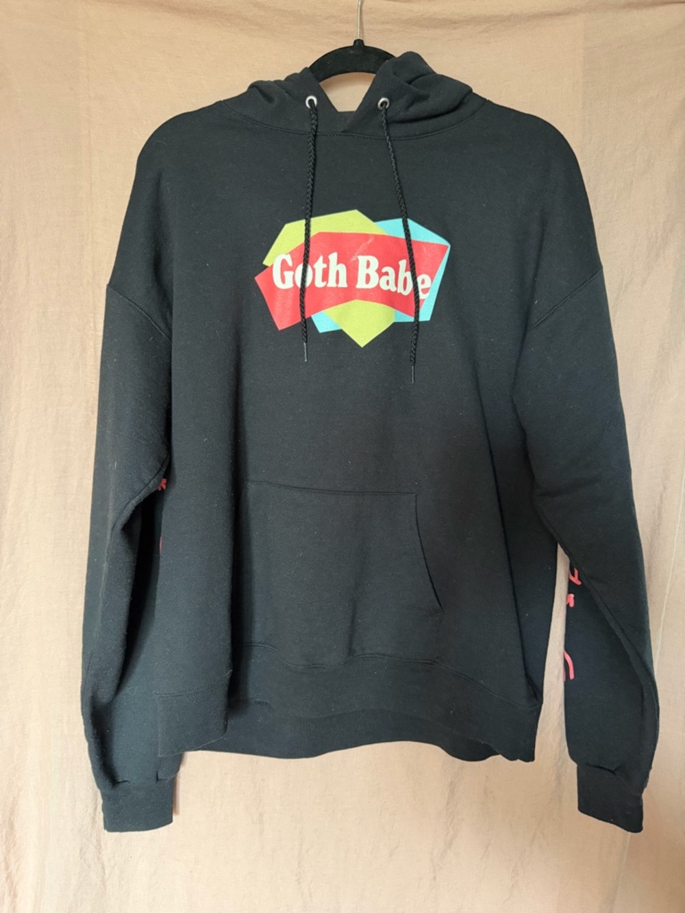 Goth Babe Black Graphic Hoodie